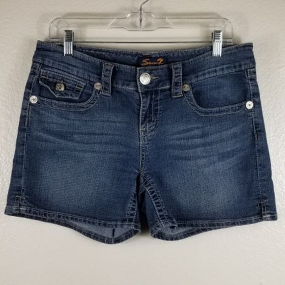 SEVEN7 Pants - Seven7 Jean Shorts Pocket Design Sz 8